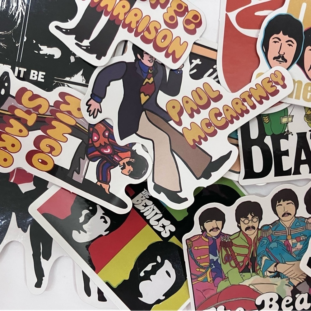 The Beatles Colorful Sticker Set - Picture 4 of 10